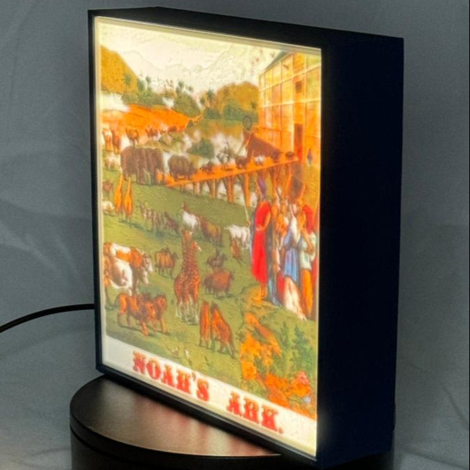 Noah's Ark Painting Lithophane