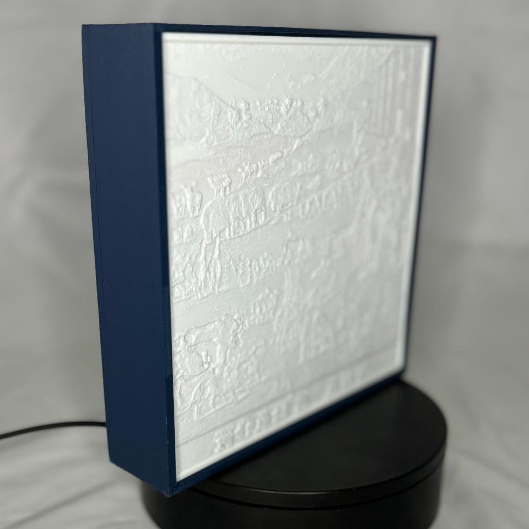 Noah's Ark Painting Lithophane