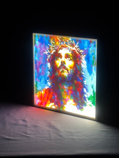 Water Color Jesus Portrait Lightbox