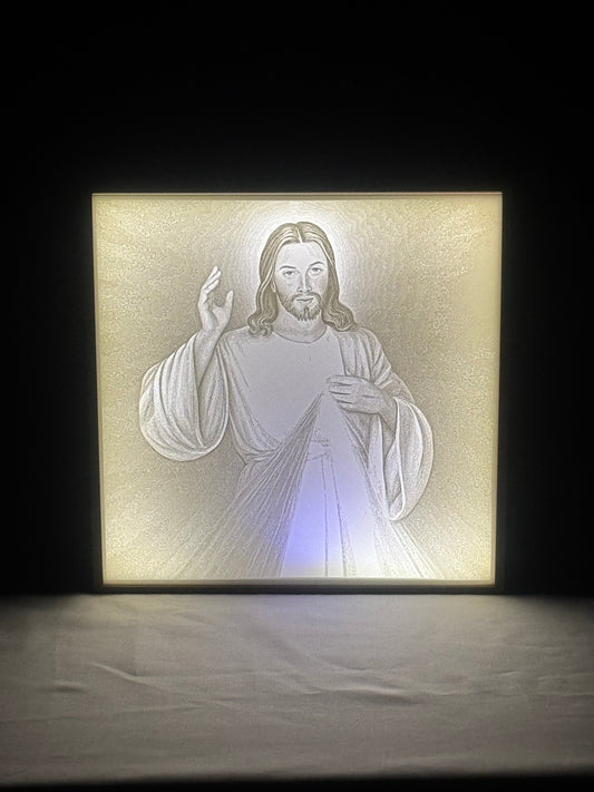 Painting of Jesus Lightbox