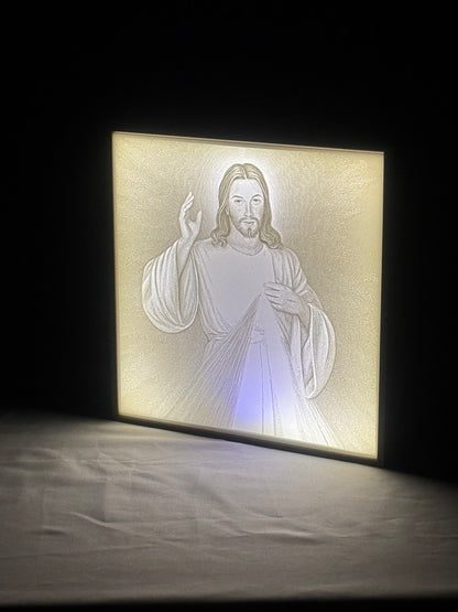 Painting of Jesus Lightbox