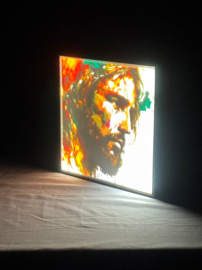 Jesus Watercolor Lightbox