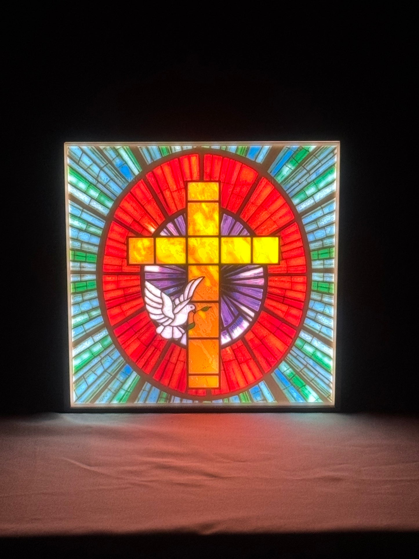 Christian 'Stained Glass' Lightbox