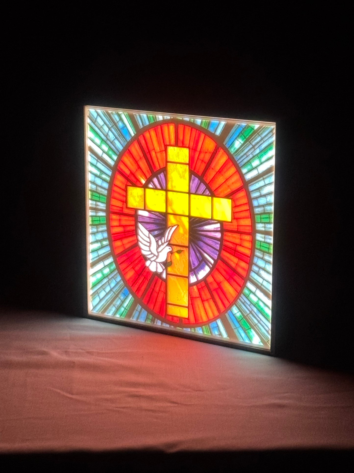 Christian 'Stained Glass' Lightbox