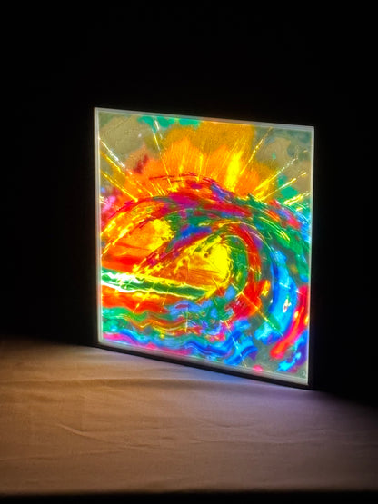 Abstract Wave Lightbox