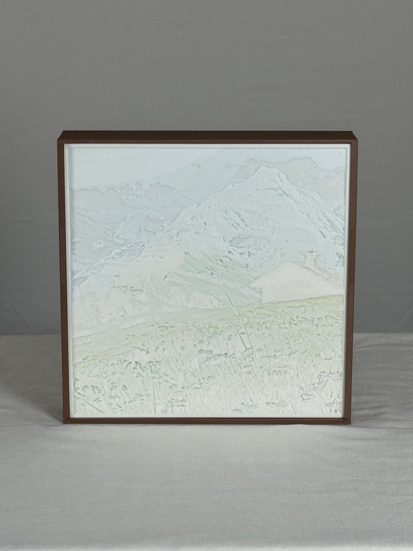 Swiss Alps Painting Lightbox
